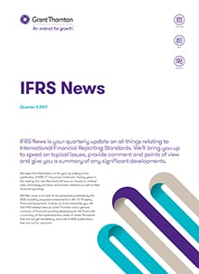 IFRS news Q3 2017